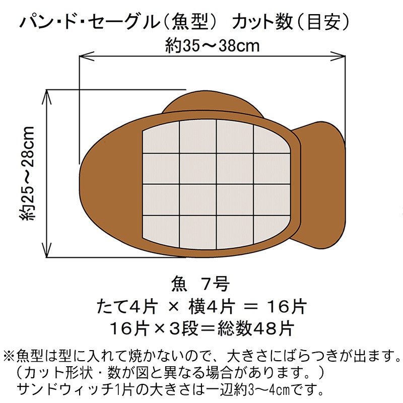 パン・ド・セーグル 魚7号（冷凍便商品）