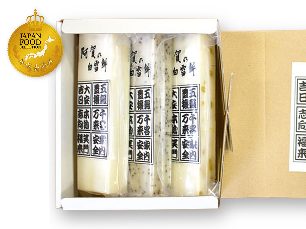 阿賀の白雪餅　3種セット(30切れ)