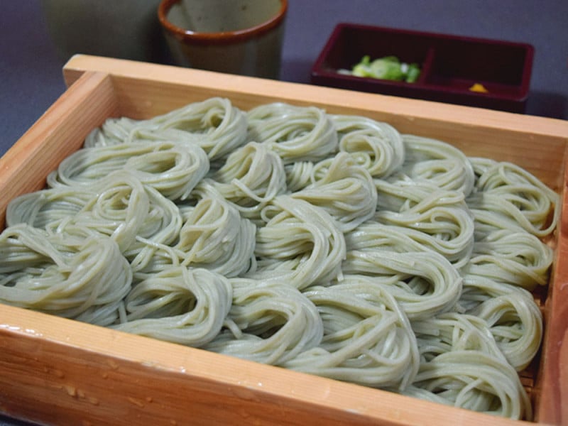 海藻つなぎ　生そば