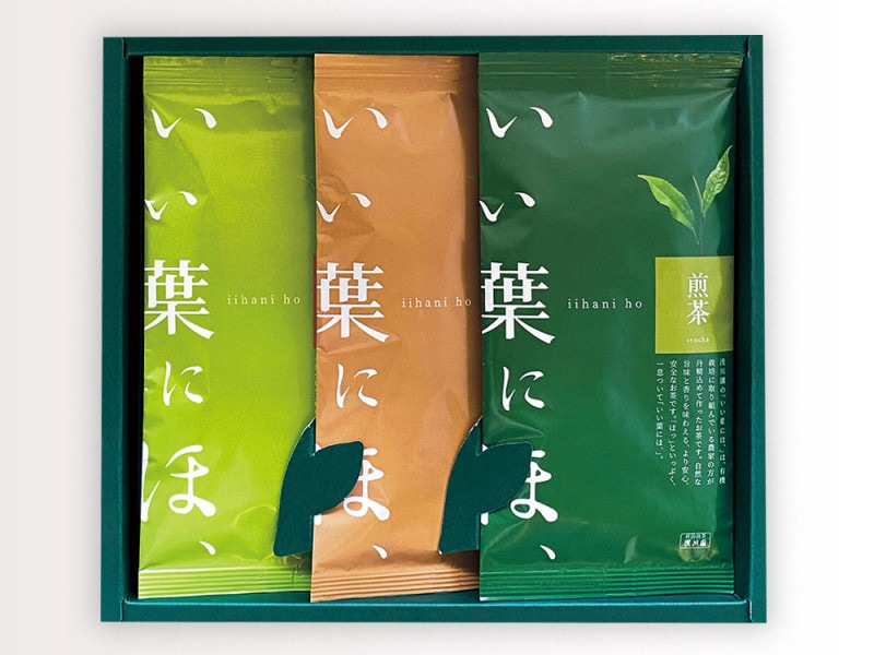 いい葉にほ、有機栽培茶詰合せ