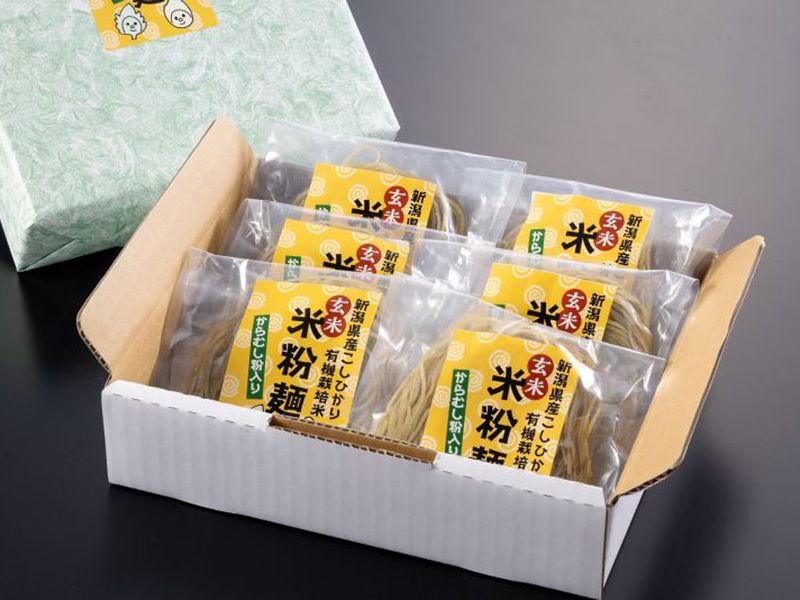 十日町産コシヒカリ玄米米粉麺6袋入り