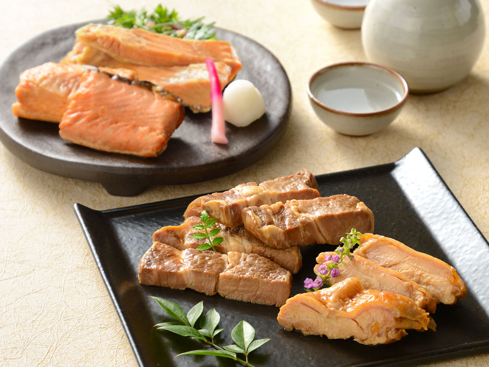 お肉とお魚の焼漬4点詰合せ【TJ4】