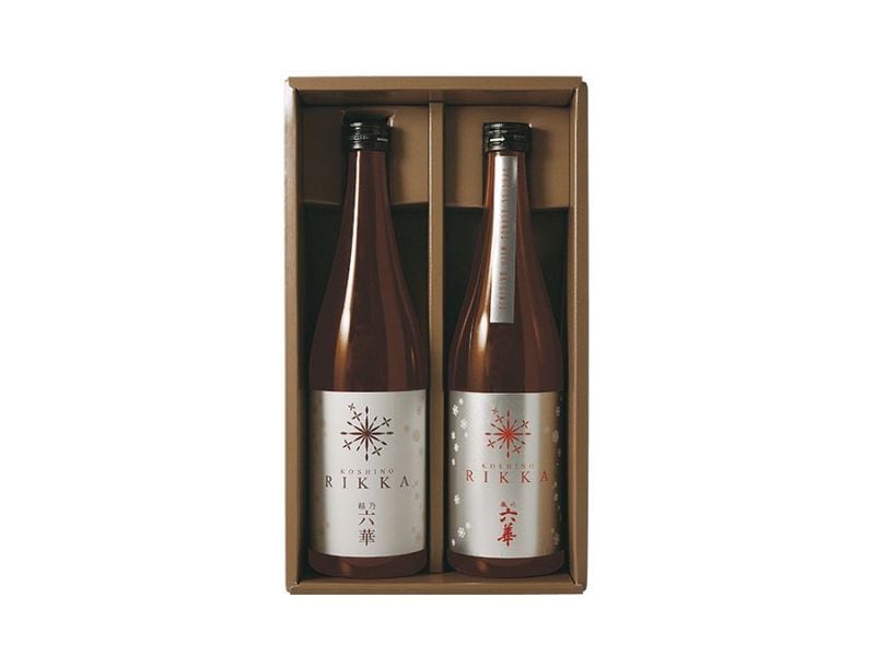 越後酒造場「越乃六華」「コシノリッカ　スペシャルブレンド」 セット