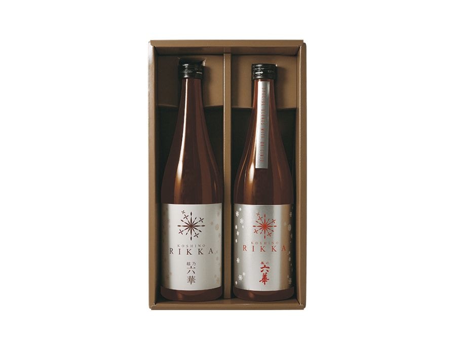 越後酒造場「越乃六華」「コシノリッカ　スペシャルブレンド」 セット