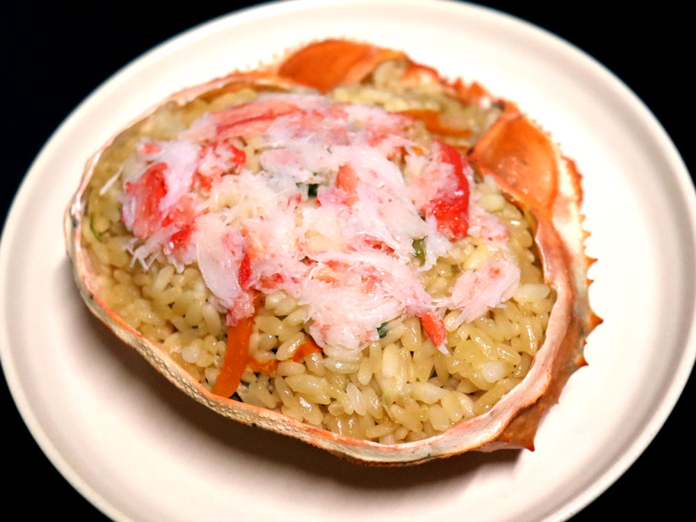 蟹おこわ・蟹味噌グラタンセット｜新潟の通販サイト「ガタ市」