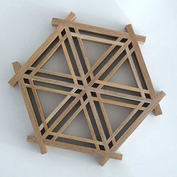 組子細工 Complex Japanese woodwork / 組子細工 山田典幸 玄翁屋 Woodworker