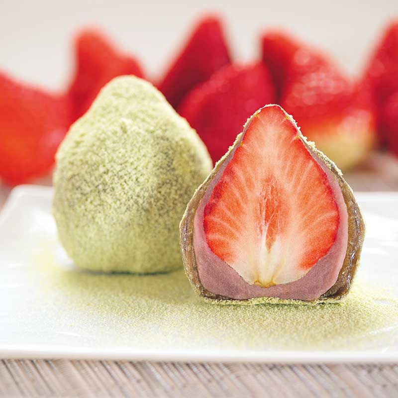 (配送エリア限定) イチゴわらびもち6個入 [A012]