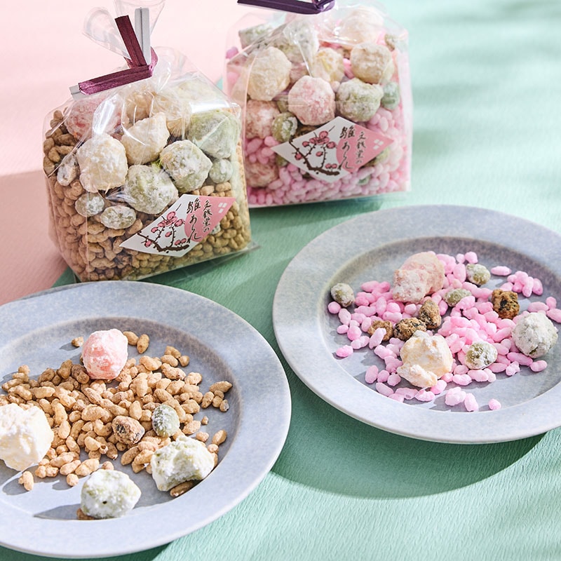 雛あられ 紅、黒糖 2個セット [A001BN]