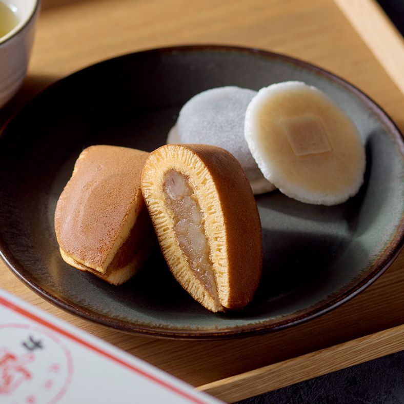 天狗力餅5個と柚子どら5個 [A018BN]