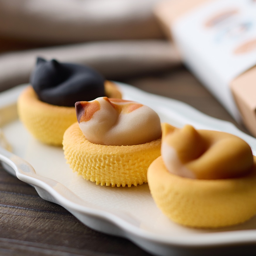 上生菓子「ねむりねこ」 6個入[A080BN]