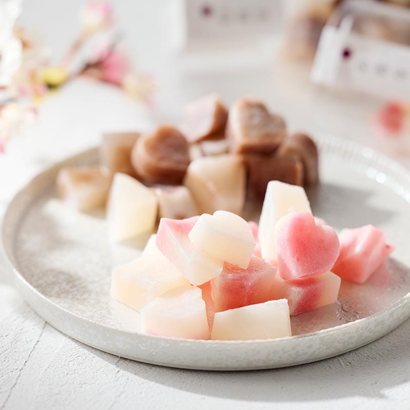 春季限定 琥珀糖苺ミルク・ココアミルク味セット [A014BN]