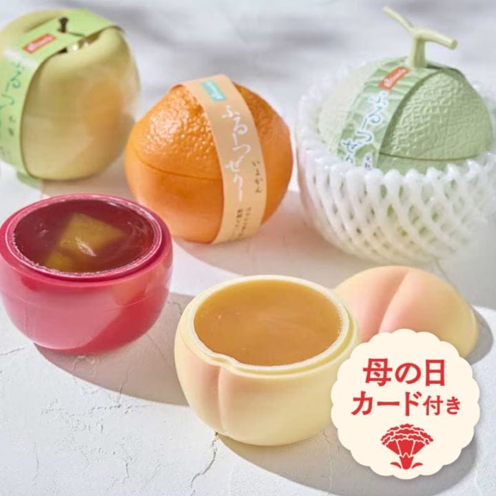 (2026母の日)ふるーつぜりー 5個入・進物箱タイプ[A084B]