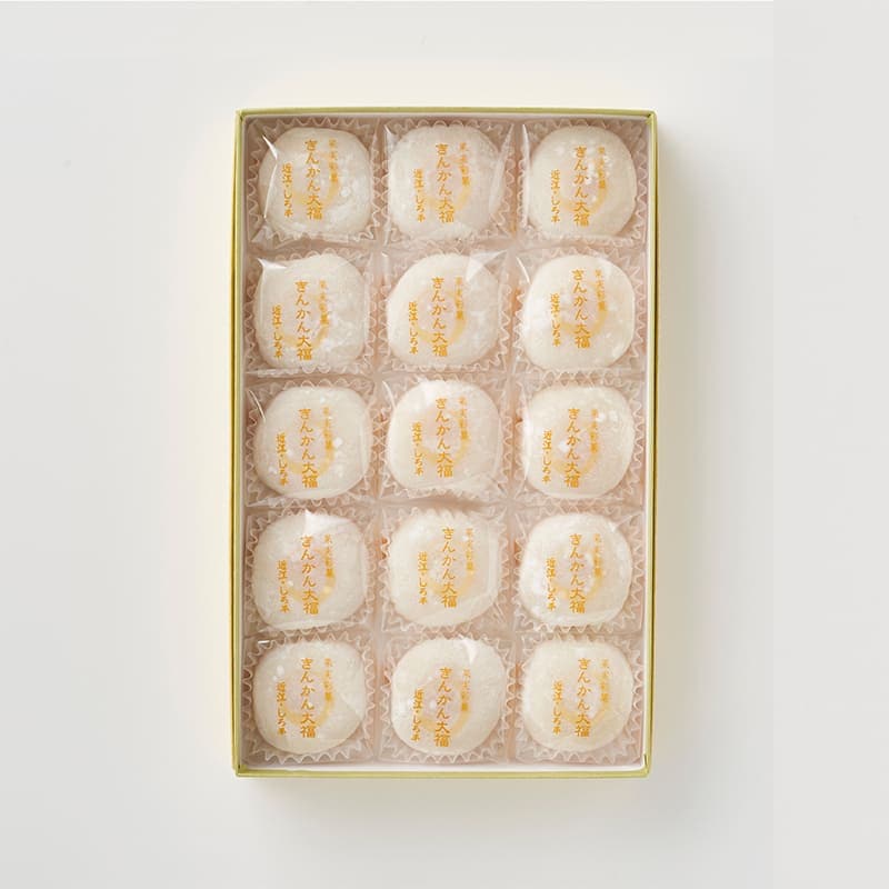 果実彩菓 きんかん大福15個入 [A003BN]