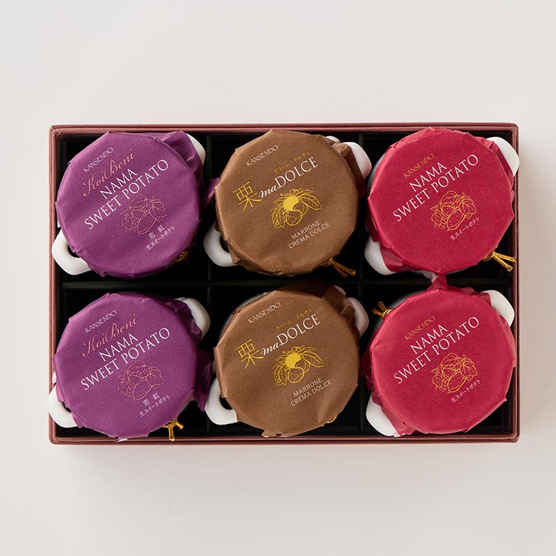 芋栗アソート・生スイートポテトシリーズ6本入 [A084B]