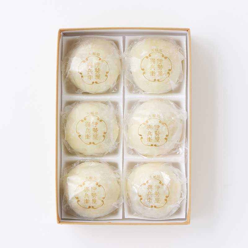 栗クリーム大福(純栗) 6個セット （秋限定) [A031BN]