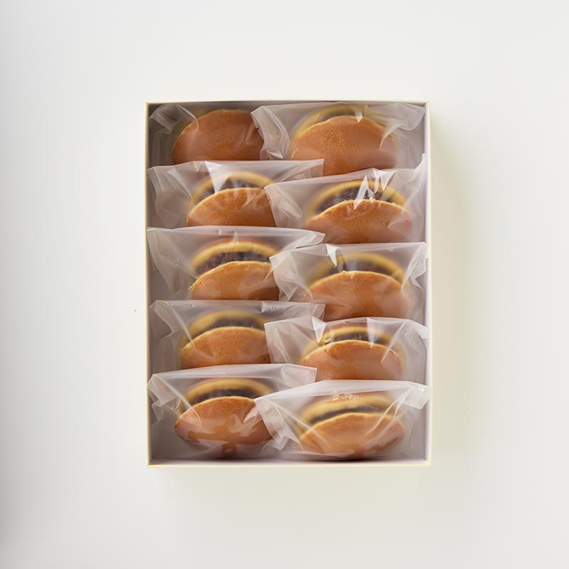 こぼれどら焼き 10個入 [A088BN]