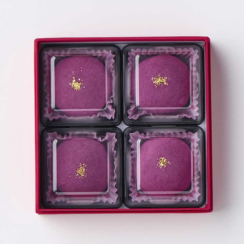 もちやわ生スイートポテト大福 4個入・ギフトボックスタイプ[A084B]