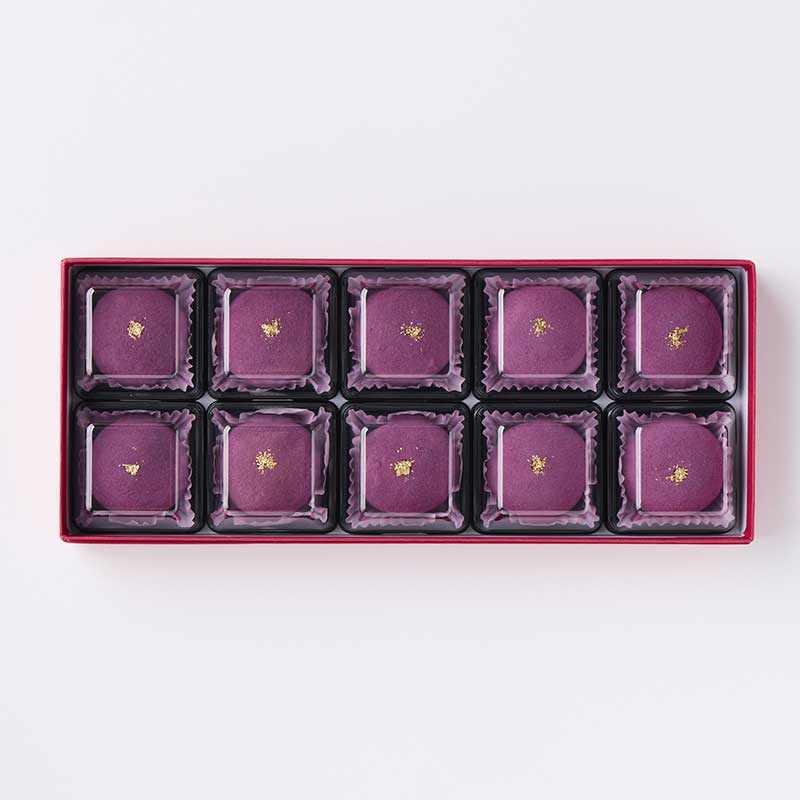 菓子香房 大阪・甘泉堂 もちやわ・生スイートポテト大福20個入?ギフトボックスタイプ? もちやわ生スイートポテト大福 4個入・ギフトボックスタイプ[A084B