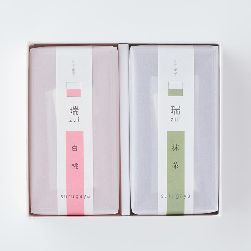 瑞 -zui- 2本入 白桃と抹茶 (期間限定) [A089BN] 