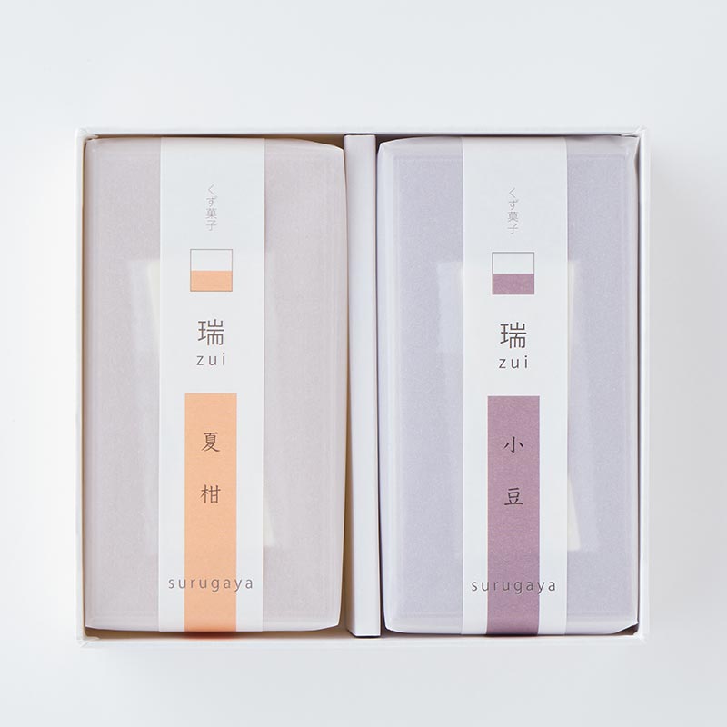 瑞 -zui- 2本入 夏柑と小豆 (期間限定) [A089BN] 