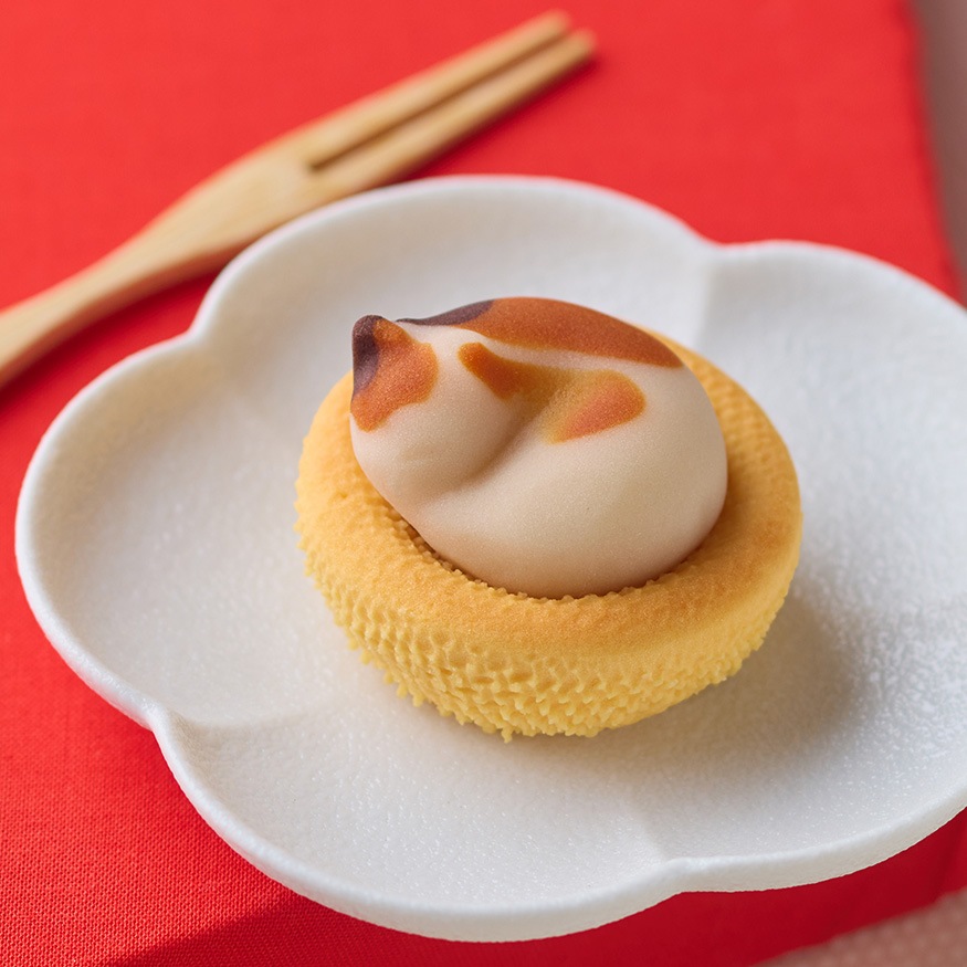 上生菓子「ねむりねこ」 6個入[A080BN]