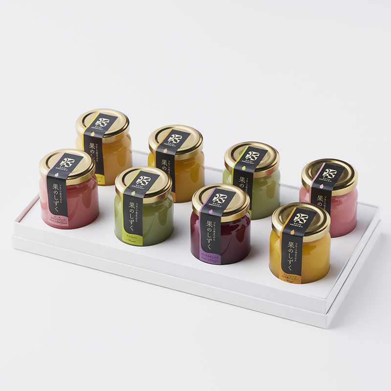 果のしずく フルーツ水ようかん 8本入[A084B]