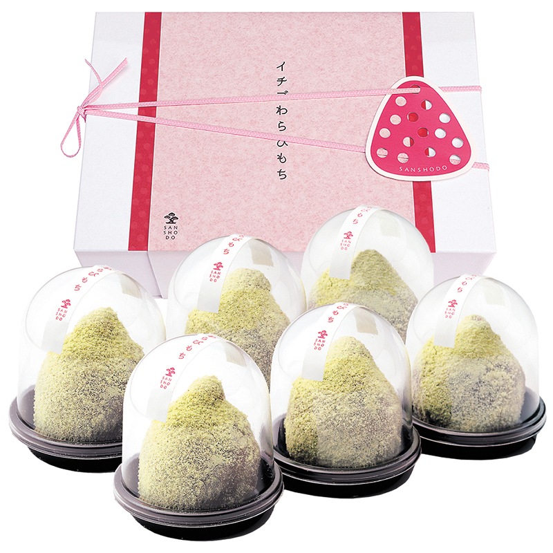 (配送エリア限定) イチゴわらびもち6個入 [A012]