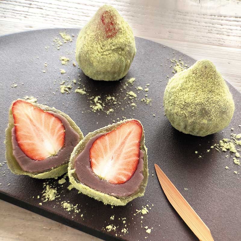 (配送エリア限定) イチゴわらびもち3個入 [A012]