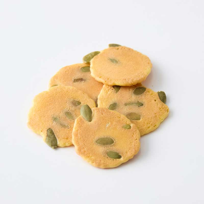 かぼちゃ煎餅 [A057B] | 店舗,田中屋せんべい総本家 | 旅するように