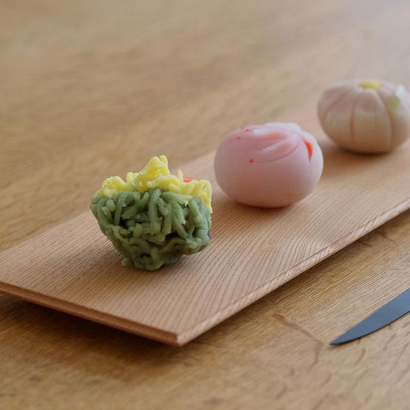 匙面菓子皿 長角 [T102]