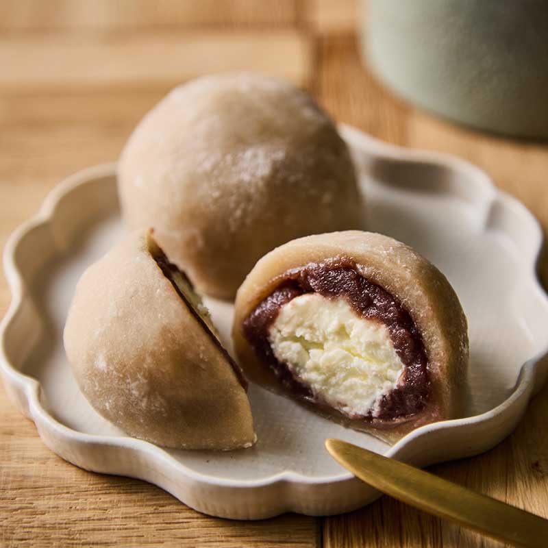 珈琲クリーム大福(珈琲染)6個セット[A031BN] | 店舗,大福処 伊勢屋與