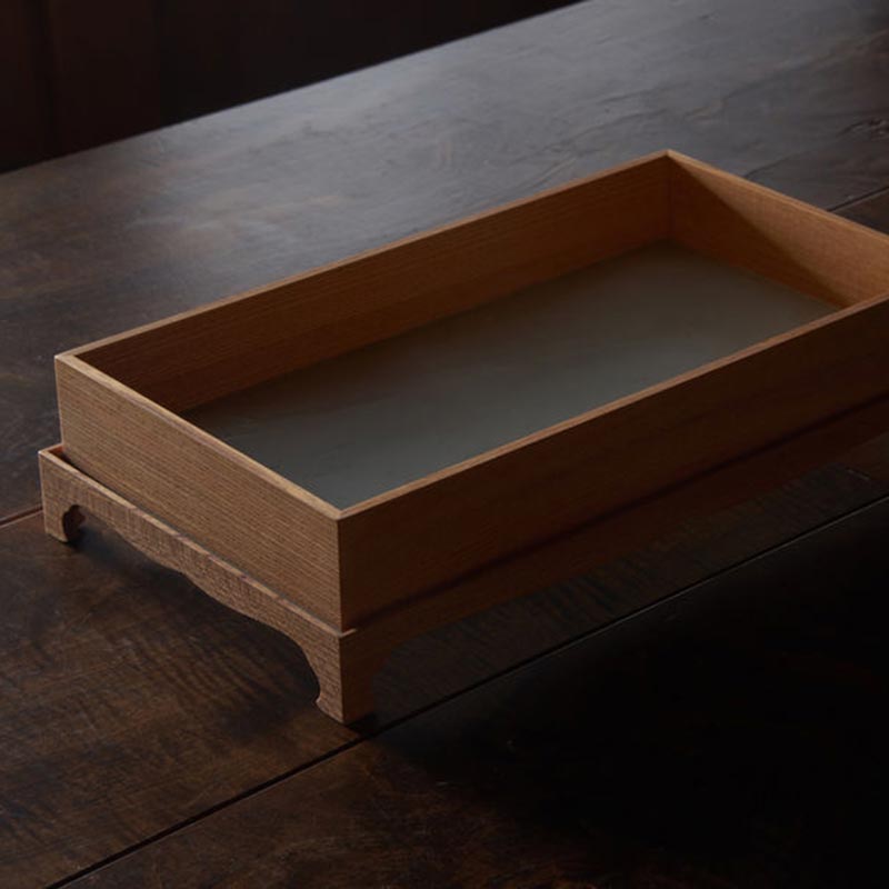 かさねはこ「薄氷」足付き蓋皿 [T102]