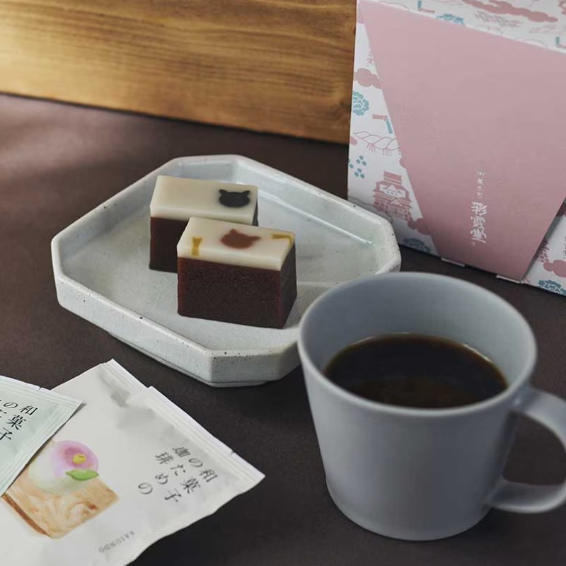 チョコレート羊羹まちねこと和菓子のための珈琲 詰合せ「くろ」 (2026バレンタイン) [A043]