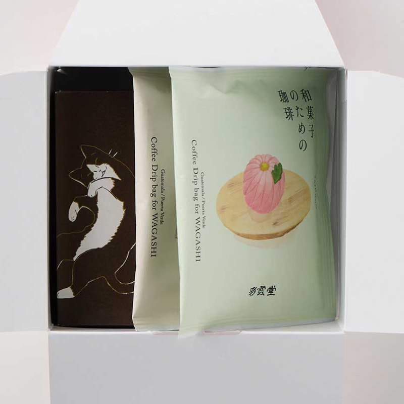 チョコレート羊羹まちねこと和菓子のための珈琲 詰合せ「くろ」 (2026