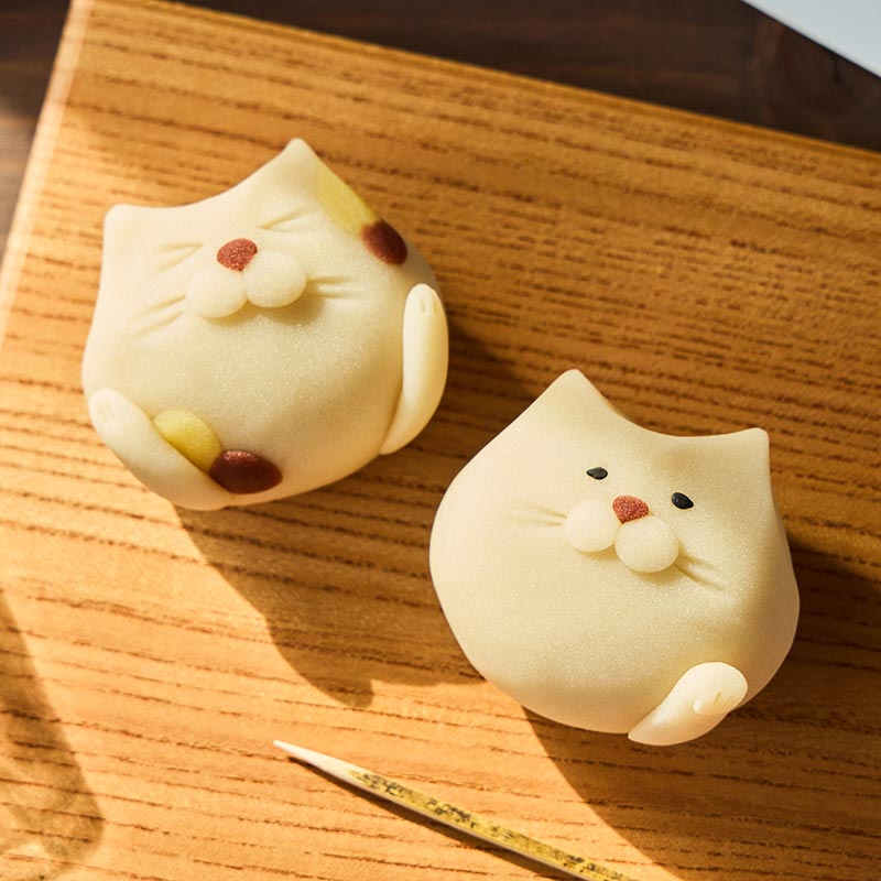 お家で和菓子「煉切・ネコ」 [A025]