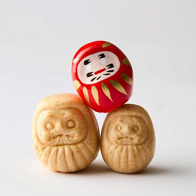 赤だるま入りミニだるま最中 11個入 [A074BN]