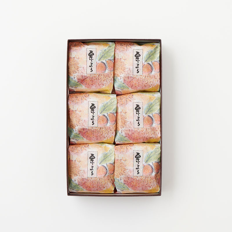 栗まる6個入 (秋限定) [A043N]