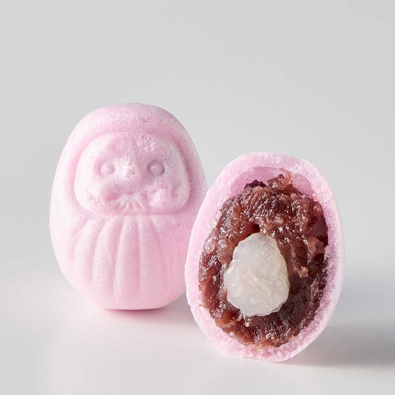 紅白ミニだるま最中　12個入 [A074BN]