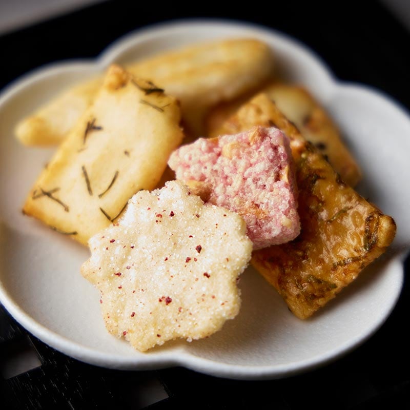 花色しおん 8袋入[A085BN] | 店舗,中央軒煎餅 | 旅するように和菓子と