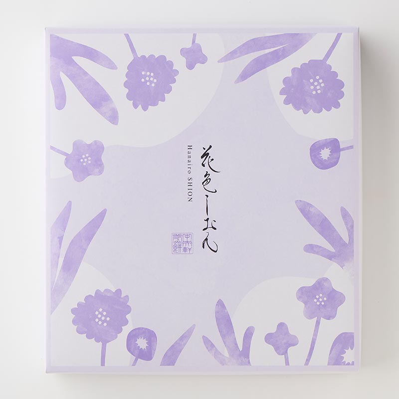 花色しおん 16袋入[A085BN] | 店舗,中央軒煎餅 | 旅するように和菓子と