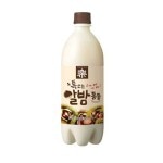 ジュシ楽　 しゅわっと栗マッコリ750mlｘ20本(1ケース)　【１本当たり４６０円】