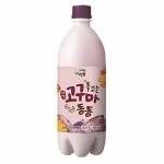ジュシ楽 しゅわっとサツマイモマッコリ　750mlｘ２０本(1ケース)　【１本当たり460円】|韓国焼酎(オリジナル、果汁焼酎)|韓国お酒類
