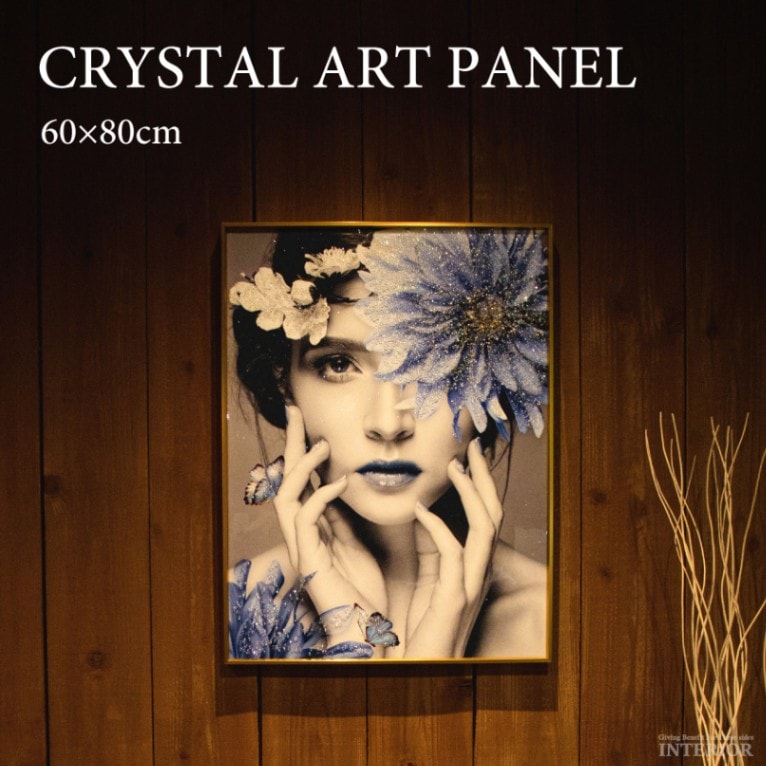 水晶絵世界地図アートパネルクリスタル立体絵画アートパネル壁画