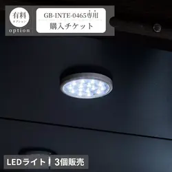 丸型LEDライト（3個）購入チケット【GB-INTE-0465専用】