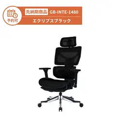 【予約】GB-INTE-1480 ゲーミングチェア エクリプスブラック