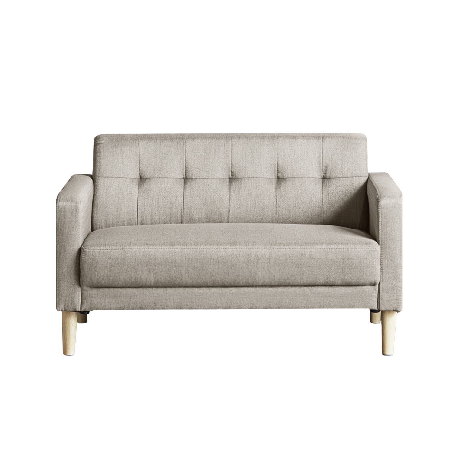 Pure Luxe コンパクトソファ 幅119cm 2人掛け 1人掛け おしゃれ 北欧 ファブリック | 22