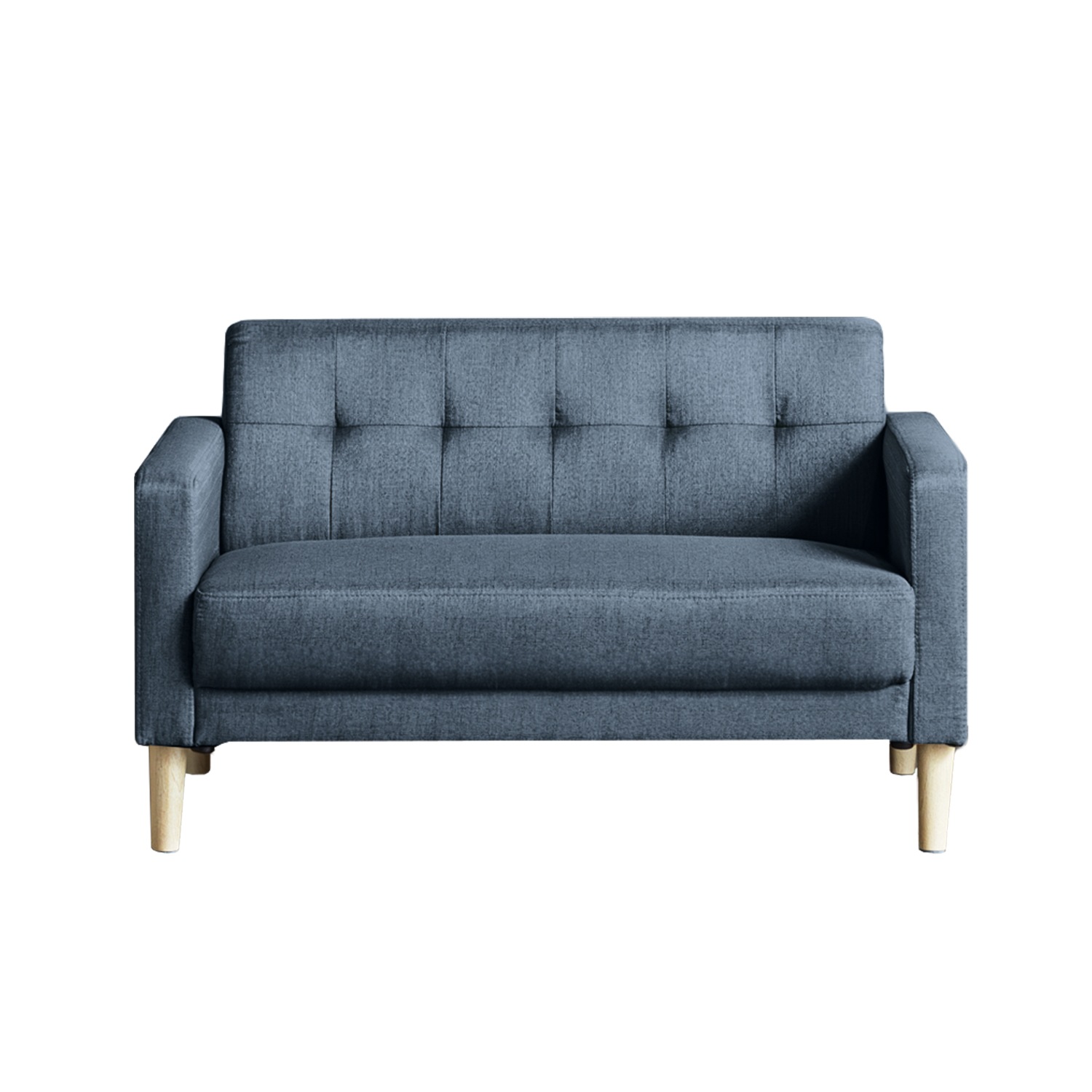 Pure Luxe コンパクトソファ 幅119cm 2人掛け 1人掛け おしゃれ 北欧 ファブリック | 21