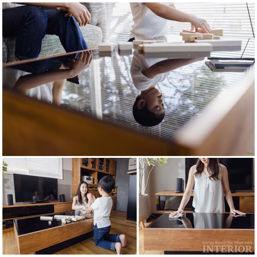 新生活 テーブル ローテーブル センターテーブル 収納 引き出し収納 引き出し 105cm おしゃれ | 7