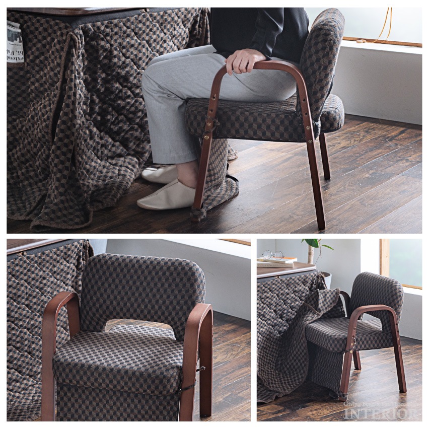 こたつ テーブル 3点セット おしゃれ 幅70cm 一人暮らし おすすめ ハイタイプ コンパクト 高 | 11