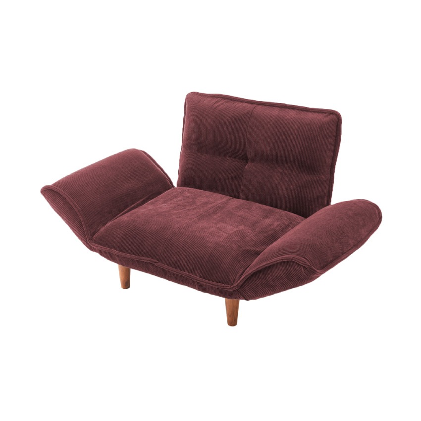 リクライニングソファー 国産 一人用  1人掛け おしゃれ レッド グリーン マスタード ブルー チ | 19